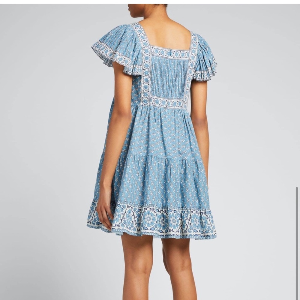 Sea NY Fernanda tile print flutter sleeve dress - Picture 5 of 5